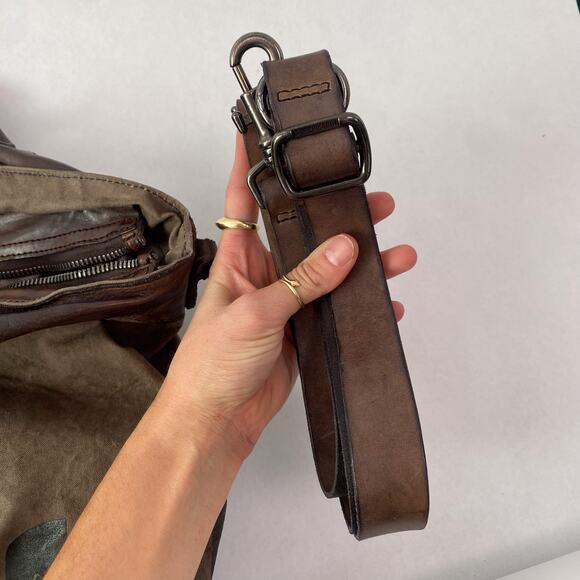 Campomaggi Denver Shopping Bag in Canvas w/ Graphic Print - Picture 8 of 8